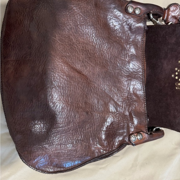 Campomaggi Dark Brown Embellished Shoulder Bag - Picture 5 of 8